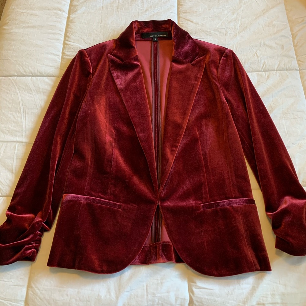 Velvet blazer
